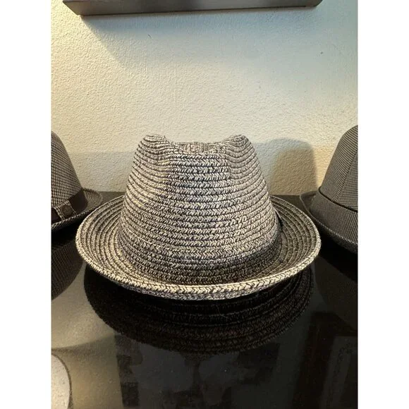 Country Gentleman Traveler Fedora Hat Paper Straw CG011 Medium Paper Blend - Picture 6 of 6